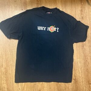 Jordan Black Short Sleeve Tee with Graphic Design